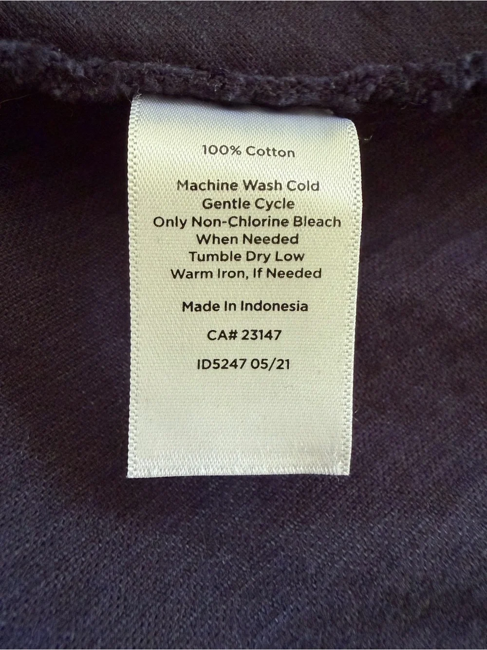 Talbots Navy Blue Corduroy Pencil Skirt
